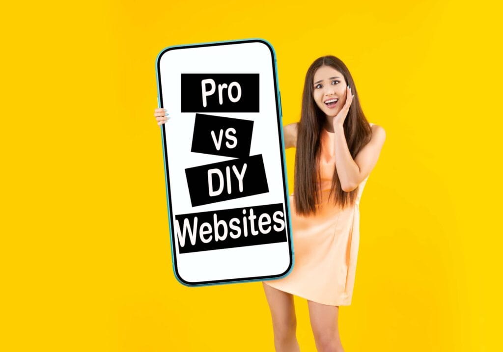 Web Design Wars The Battle Between Professional Design and DIY Websites scaled