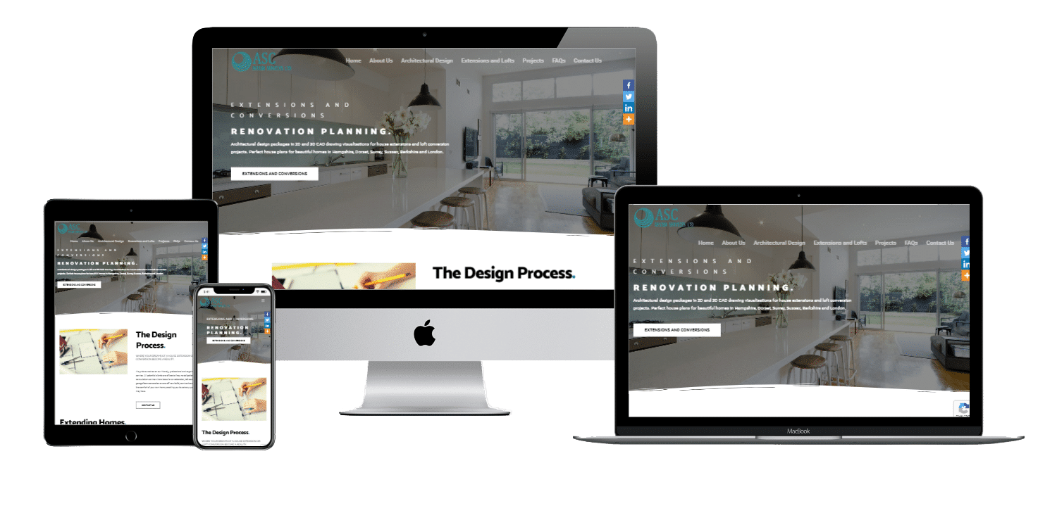 Architectural design company Southsea web design