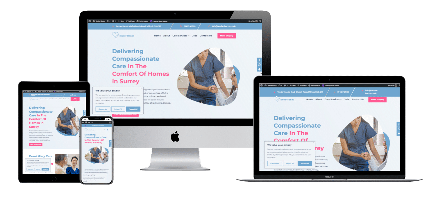 Care agency Surrey web design