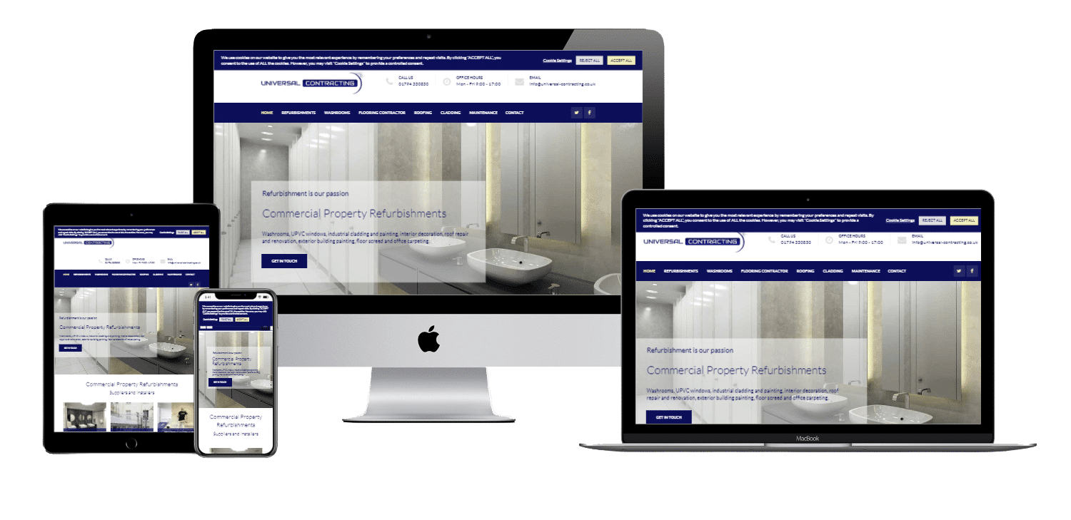 Commercial Refurbishments Romsey Hampshire web design
