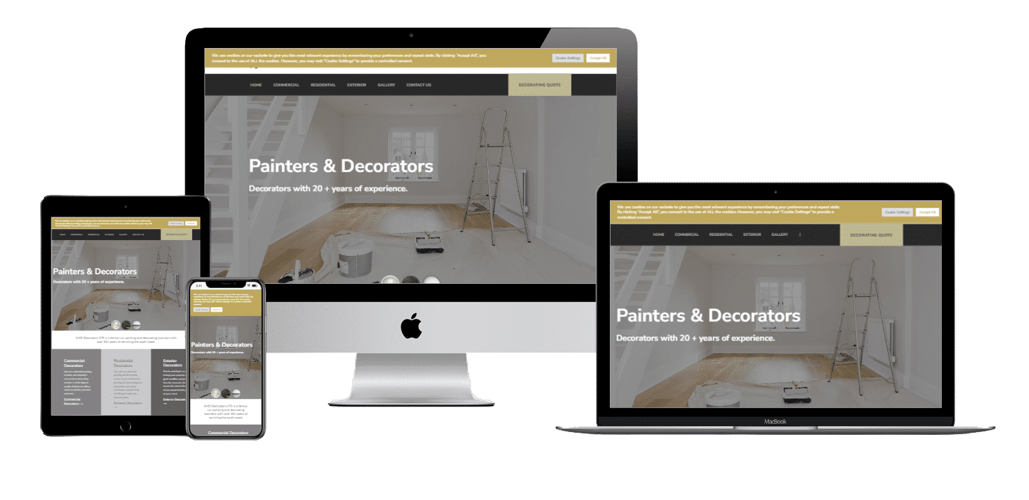 Decorators Hampshire web design
