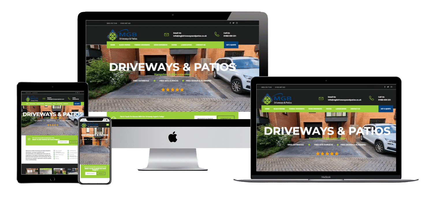 Driveways Hampshire Web Design