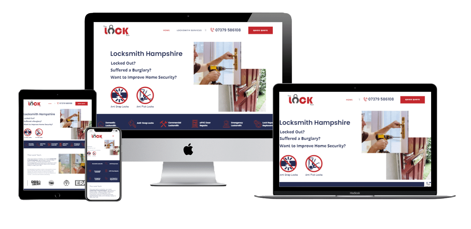 Locksmith Southampton web design