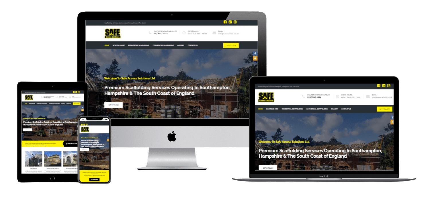 Scaffolder Southampton web design