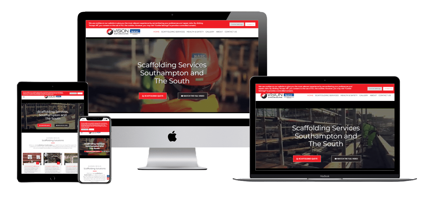 Scaffolding Southampton web design
