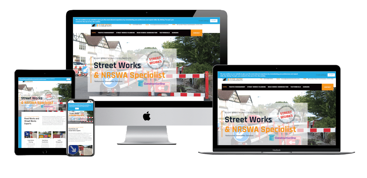 Street works Nationwide web design