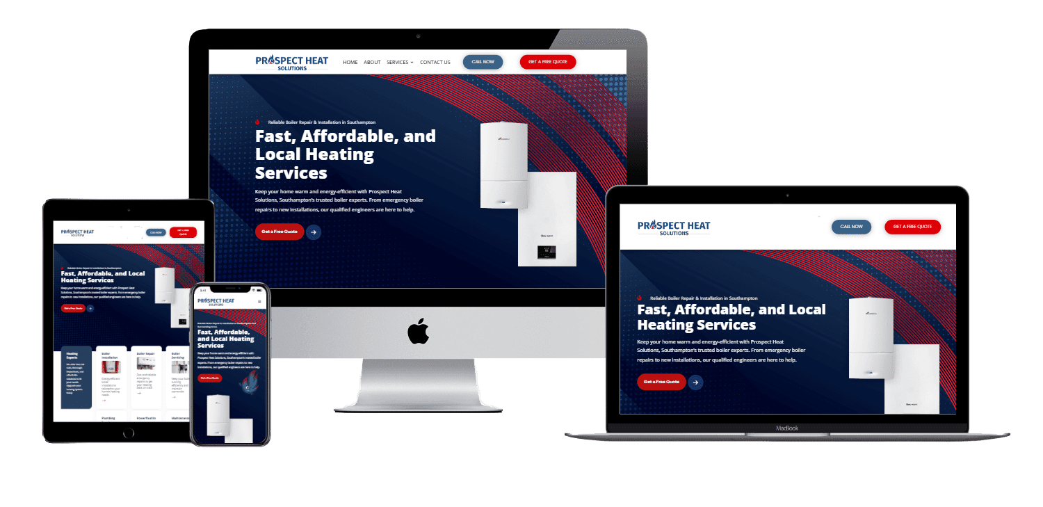 Heating Plumbing Website Southampton