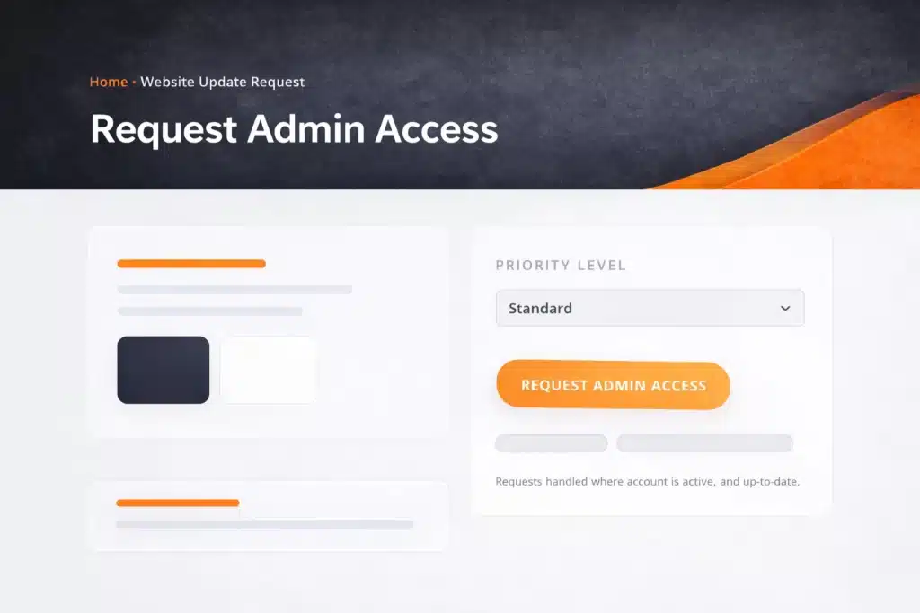 Request Admin Access - Eastleigh SEO Web Design